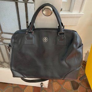 Tory Burch Black Leather Tote